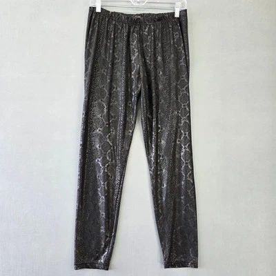 Jessica Simpson Black Pants Leggings Stretch Elastic Waist Women Size 1X Juniors - Image 1 of 4