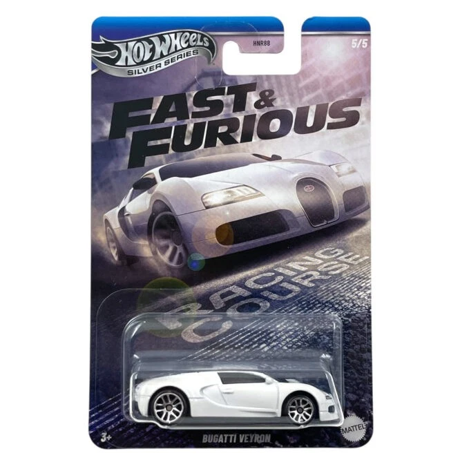 Modellino Auto Hotwheels 1/64 Fast&Furious Bugatti Veyron White - Immagine 1 di 1
