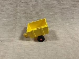 Vintage Fisher Price Little People Yellow Tractor Trailer - Picture 1 of 6