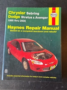 Haynes Chrysler Sebring Dodge Stratus Avenger 1995-2005 Repair Manual - Picture 1 of 2
