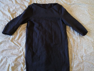 COS Damen Kleid, Gr. 40, Grau/Blau, Baumwolle, Polyester - Bild 1 von 4