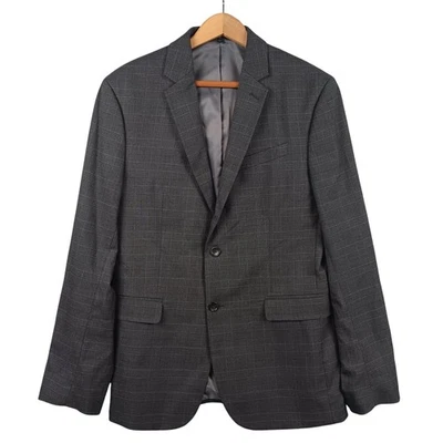 Blazer xadrez Banana Republic masculino 42 longo slim fit terno separado - Imagem 1 de 4