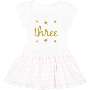 Inktastic 3rd Birthday Outfit Gold 3 Year Old Toddler Dress Third Apparel Im Boy - Picture 1 of 6