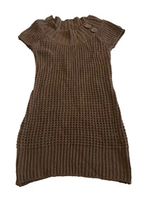 Love by Design Tunika Pullover Kleid Waffelstrick Damen Gr. L Rundhalsausschnitt - Bild 1 von 11