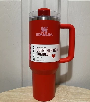 Stanley Stainless Steel H2.0 FlowState Quencher Tumbler - 40oz / Red