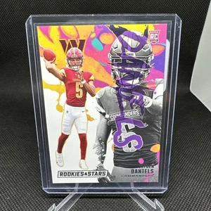 Panini Rookies & Stars 2024 - Exclusivo de novato Jayden Daniels #RE-JDS (RC) - Imagen 1 de 2