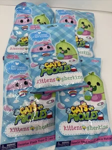 SET 5 Katzen VS Pickles Kätzchen VS Gurken Blind Bag X2 Blind Überraschung Spielzeug NEU - Bild 1 von 7