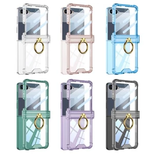 Funda protectora de pantalla con bisagra para móvil con soporte de anillo para Samsung Galaxy Z Flip 7 6 - Imagen 1 de 15