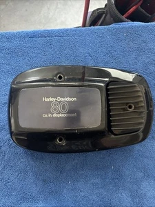 Harley Davidson OEM Touring Shovelhead Rare Black Ham Can Air Cleaner 80 - Picture 1 of 17