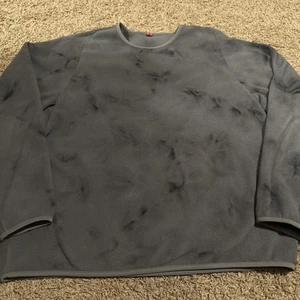 Lululemon LAB Fleece Crewneck Pullover Unisex Size XL $148 MSRP Gray Marble - Picture 1 of 5