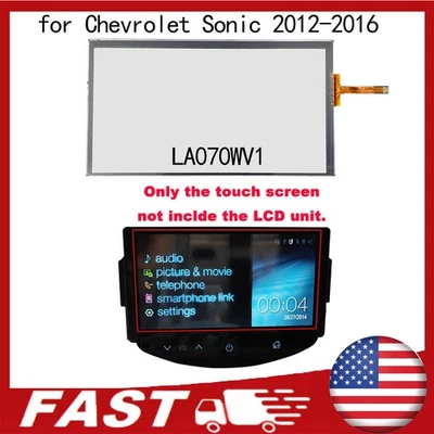 7" Radio Touch Screen  for Chevrolet Sonic 2012 2013 2014 2015 2016 LA070WV1 - Image 1 of 4