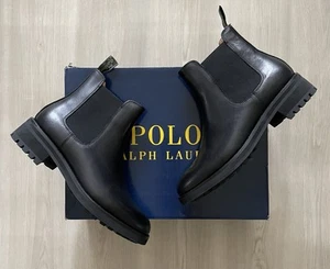 Polo Ralph Lauren Bryson Chelsea Herren Stiefel schwarz Größe 7,5 D NEU im Karton - Bild 1 von 7