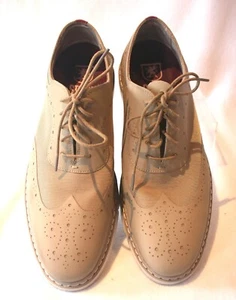 Herren Hellbraun Stacy Adams Turnschuhe Schuhe Leder & Textil Obermaterial Größe 10 M - Bild 1 von 9