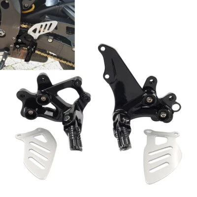 Front Rider Footrests Foot Pegs Bracket For Suzuki GSXR600 GSXR750 2006-2010 Foto 1 de 4