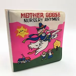 Vintage Puffy Bath Time Book Mother Goose - Picture 1 of 10