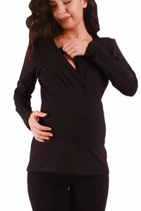 Camisa de lactancia embarazada moda de maternidad camisa de embarazo top lactante blusa de lactancia MMC - Imagen 1 de 12