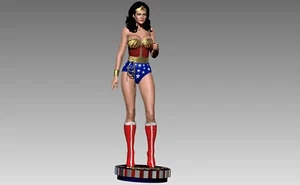 Wonder Woman - Resin Model Kit - 3DPrint - 1/10,  1/8, 1/6, Scale - Picture 1 of 18