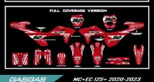 Graphic Kit Vinyl Wrap Decals Sticker motocross GASGAS MC 2024+ MX GAS MILANO - Imagen 1 de 4