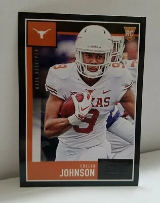 2020 Score Collin Johnson Black Parallel RC #418 Texas / Jacksonville Jaguars - Image 1 of 2