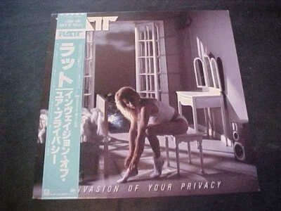Ratt–Invasion Of Your Privacy (Japan Vinyl LP OBI) Atlantic Records P-13143 - Image 1 of 4
