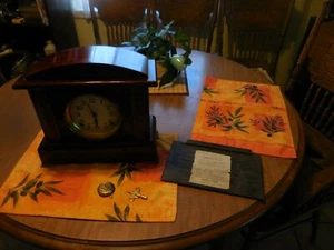 Antike Diamantene Seth Thomas Mantel Uhr mit Glocke und Gong Modell 89 C 1880 - Bild 1 von 12