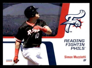 Simon Muzziotti 2022 Choice Reading Fightin Phils #22 Reading Fightin Phils - Picture 1 of 2