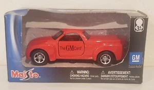 Maisto GM Card Red Truck Collector Car Die Cast Metal Collection Vintage 2001 - Picture 1 of 1