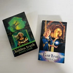 Dawn Cook x 2 Books Kim Harrison First Truth Hidden Truth Small Paperbacks - Picture 1 of 4