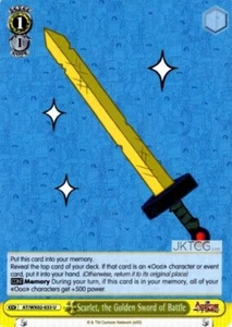 Scarlet, the Golden Sword of Battle - AT/WX02-033 - U Near Mint WEISS Adventure - Picture 1 of 1