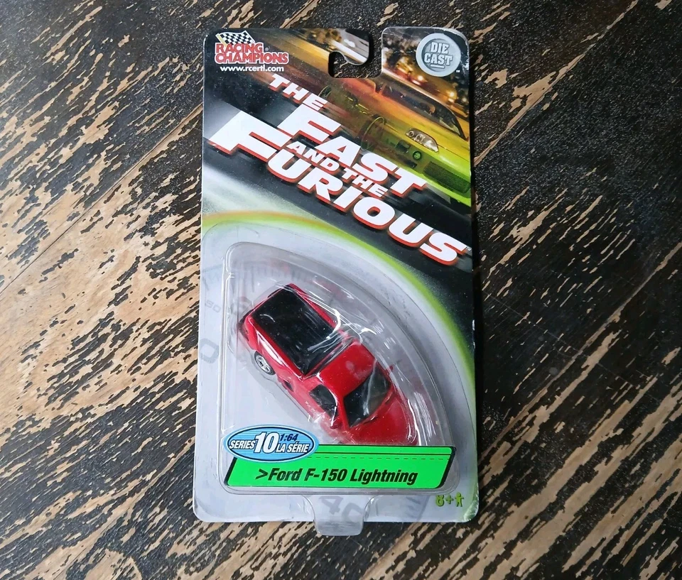 Racing Champions The Fast & Furious Ford F-150 lightning Red 1/64 Series 10 Rare - Image 1 of 4