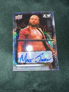 Autógrafo Pyro Young Bucks 2022 Upper Deck AEW Matt Jackson/25 10/25 - Imagen 1 de 2