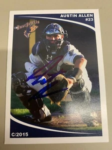 Austin Allen 2015 Signed Tri City Dust Devils Team Card - Picture 1 of 1