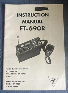 YAESU FT-690R Instruction Manual Original - Picture 1 of 15