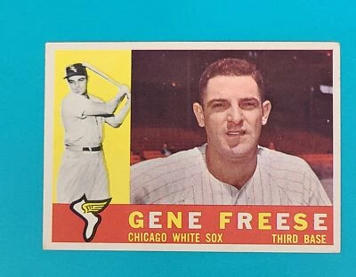 1960 Topps #435 Gene Freese Chicago White Sox BASEBALL Card G9 - Image 1 of 2