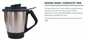BRAND NEW THERMOMIX MIXING BOWL COMPLETE TM6 BLADES Basket Top cup - Picture 1 of 11