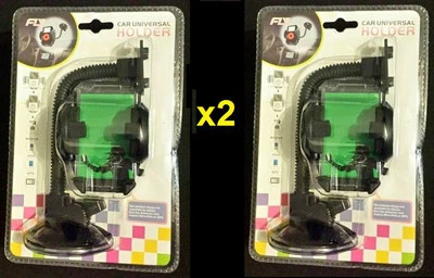 LOT OF 2 Car Universal Holder Windshield Mount Cradle Mobile / MP4 / PDA / GPS  - Image 1 of 3
