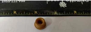 EYELET, CERAMIC TAN 1/4" ID, ".430 OD, ".550 FLANGE OD,"3/8 LONG AS SHOWN 10-837 - Picture 1 of 1