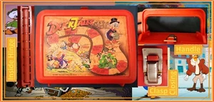 VTG 1986 Aladdin Duck Tales Plastic Lunch Box Only/No Thermos - Picture 1 of 13