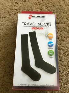 G Force Unisex Over the Calf Compression Sock Black Size Mediium - Bild 1 von 2