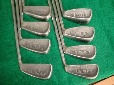 Spalding EXECUTIVE Golf Iron Set  TT Lite JET STEP Steel Stiff 3-PW  "NICE" - Image 1 of 4