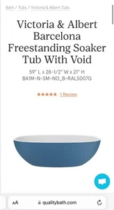 VICTORIA ALBERT FREE STANDING BATHTUB - Picture 1 of 3