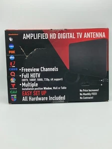 Gesobyte Amplified HD Digital TV Antenna 250+ Miles Long Range Indoor Out - Picture 1 of 12