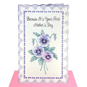 Vintage FIRST MOTHER'S DAY Card FOR NEW MOM - American Greetings 92 +Envelope - Picture 1 of 6