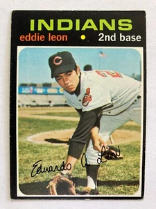 1971 Topps #252 Eddie Leon (Cleveland Indians) - Picture 1 of 2