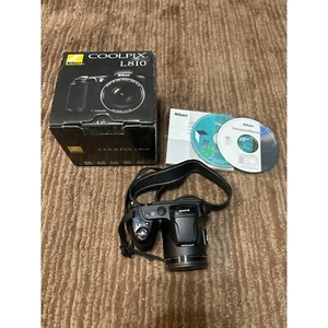Nikon Coolpix L810 Digital Camera 16MP 26x Zoom HD Video Boxed w/ Accessories - Picture 1 of 6