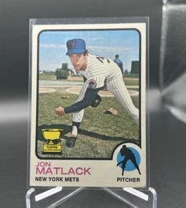 1973 Topps #55 Jon Matlack Rookie Gold Cup New York Mets EX++ (B) - Picture 1 of 2
