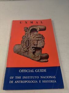 1967 Uxmal guide officiel livre Institut national d'anthropologie histoire Mexique