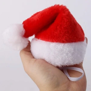 Mini sombrero de Papá Noel para perro sombrero de Navidad (rojo) - Imagen 1 de 5