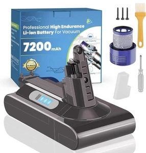 Batería de repuesto para V10 7200mAh con 1 filtro y 3 tornillos incluidos - Imagen 1 de 7