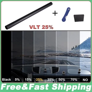 300cm Uncut Roll Window Tint Film - 25% VLT, 20" x 10ft for Cars/Offices/Glass - Picture 1 of 9